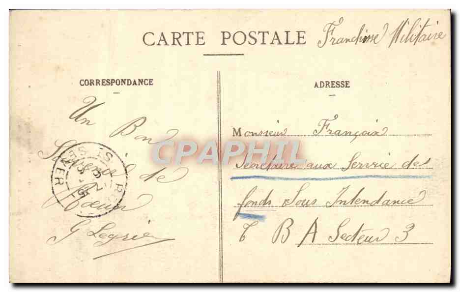CPA Fantaisie Fresques du Pantheon Vision de Jeanne d'arc a Domremy Lenepveu Moutons  — Verso