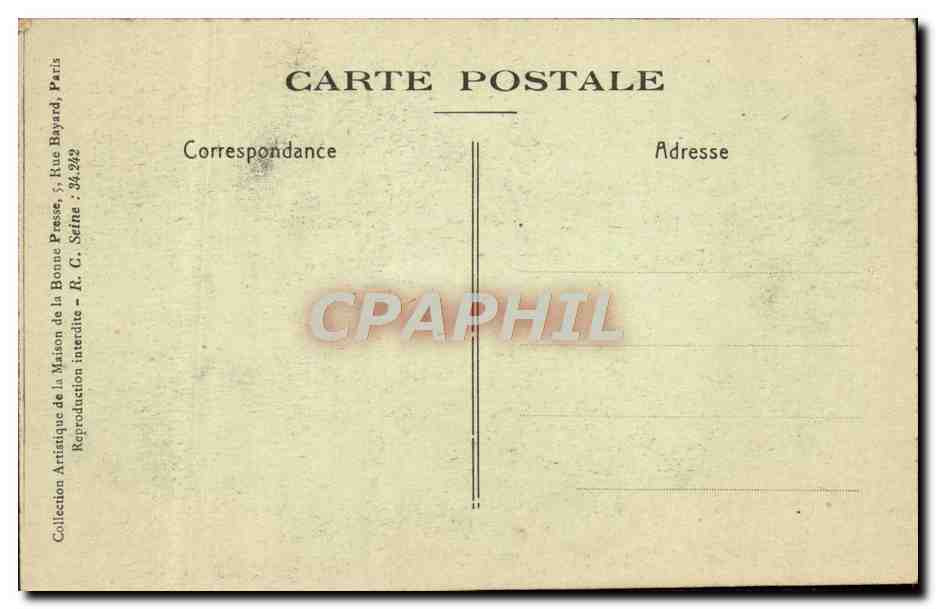 CPA Fantaisie Sainte Jeanne d'arc — Rückseite