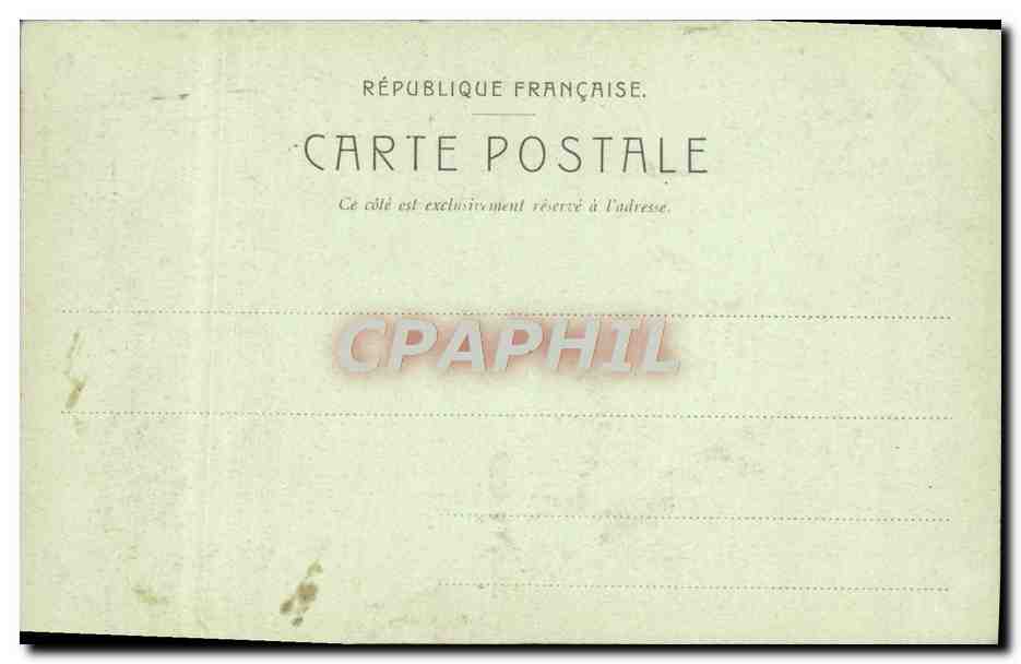 CPA Fantaisie Fresques du Pantheon Sainte Genevieve ravitaillant Paris Puvis de Chavannes — Verso