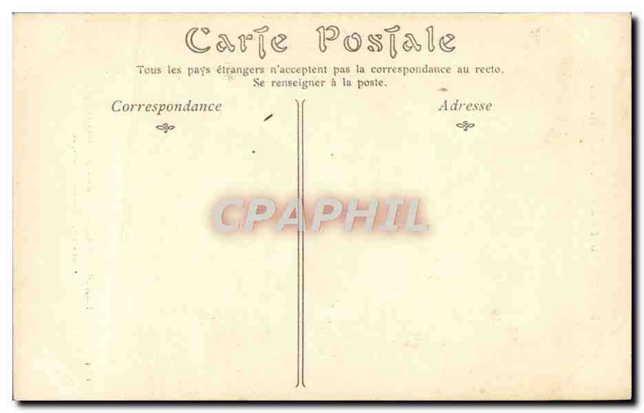 CPA Fantaisie ingres Musee du Louvre Paris Cherubini  — Verso