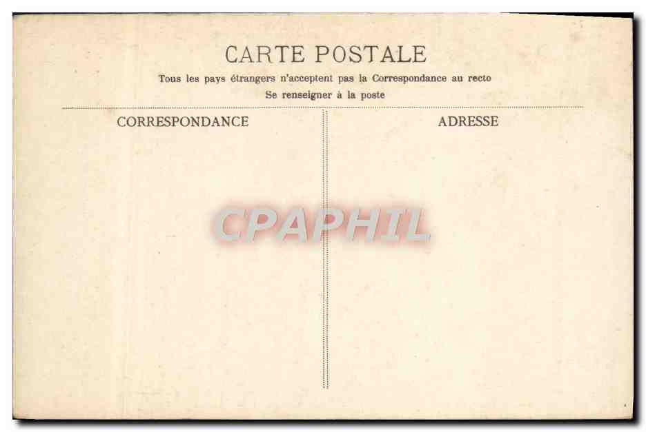 CPA Fantaisie Musee du Louvre Paris Pils Rouget de l'Isle chantant la Marseillaise — Rückseite