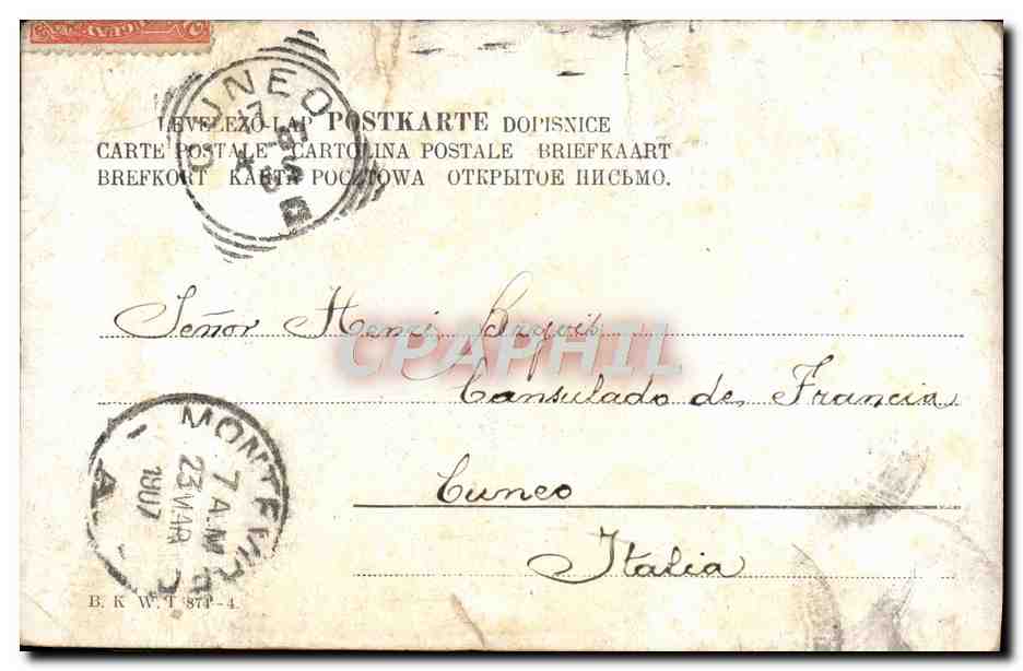 CPA Fantaisie Beethoven  — Rückseite