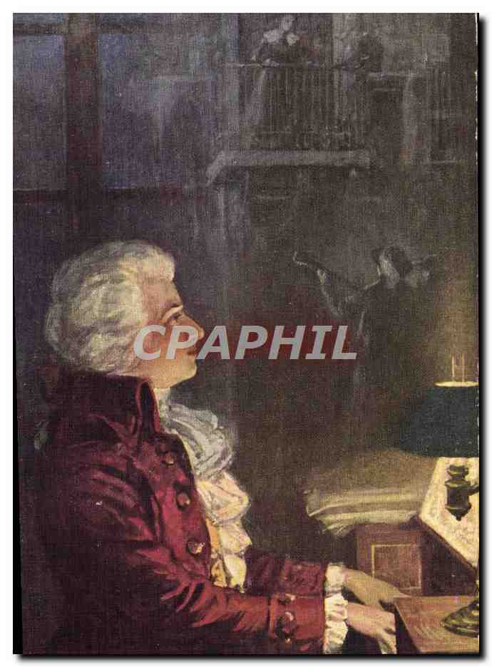 CPA Balestrieri Mozart composant Don Juan 