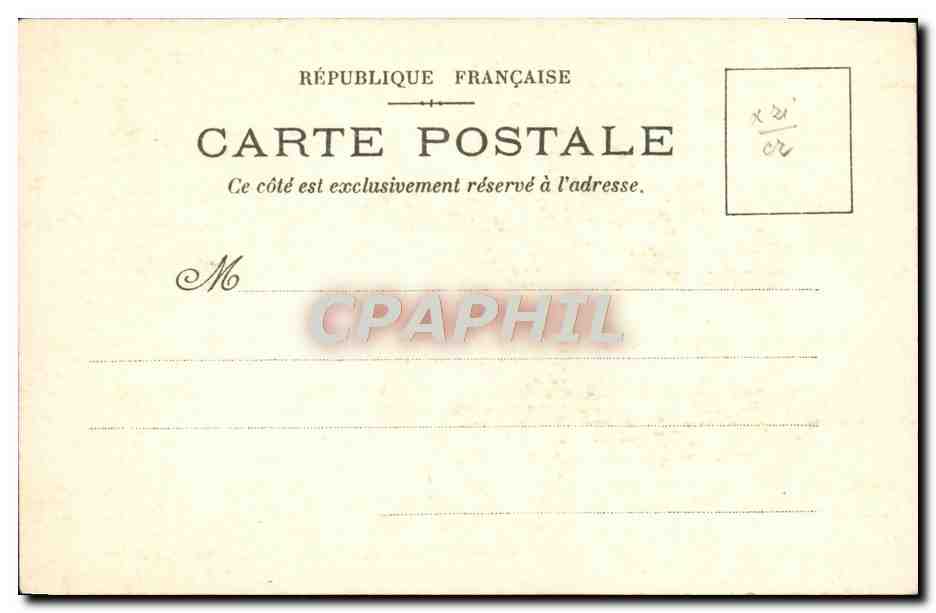 CPA Fantaisie Fleurs Chrysantheme — Rückseite