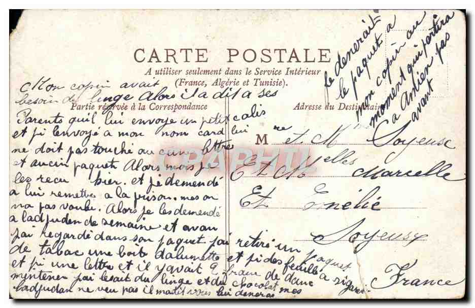 Tarjeta postal antigua Fantasía El termómetro de la clase Militaria — Reverso