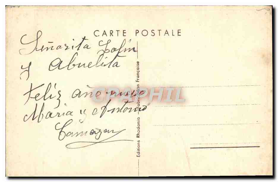 CPA Fantaisie Enfants — Rückseite