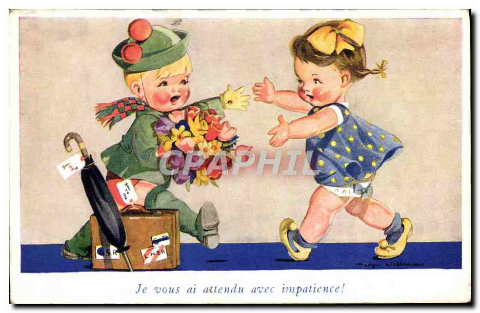 CPA Fantaisie Enfants
