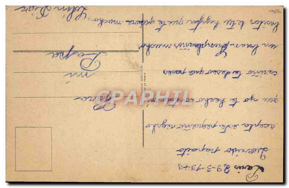 CPA Fantaisie Enfants  — Verso