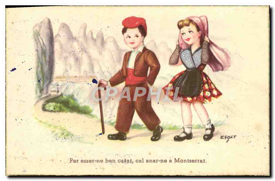 CPA Fantaisie Enfants