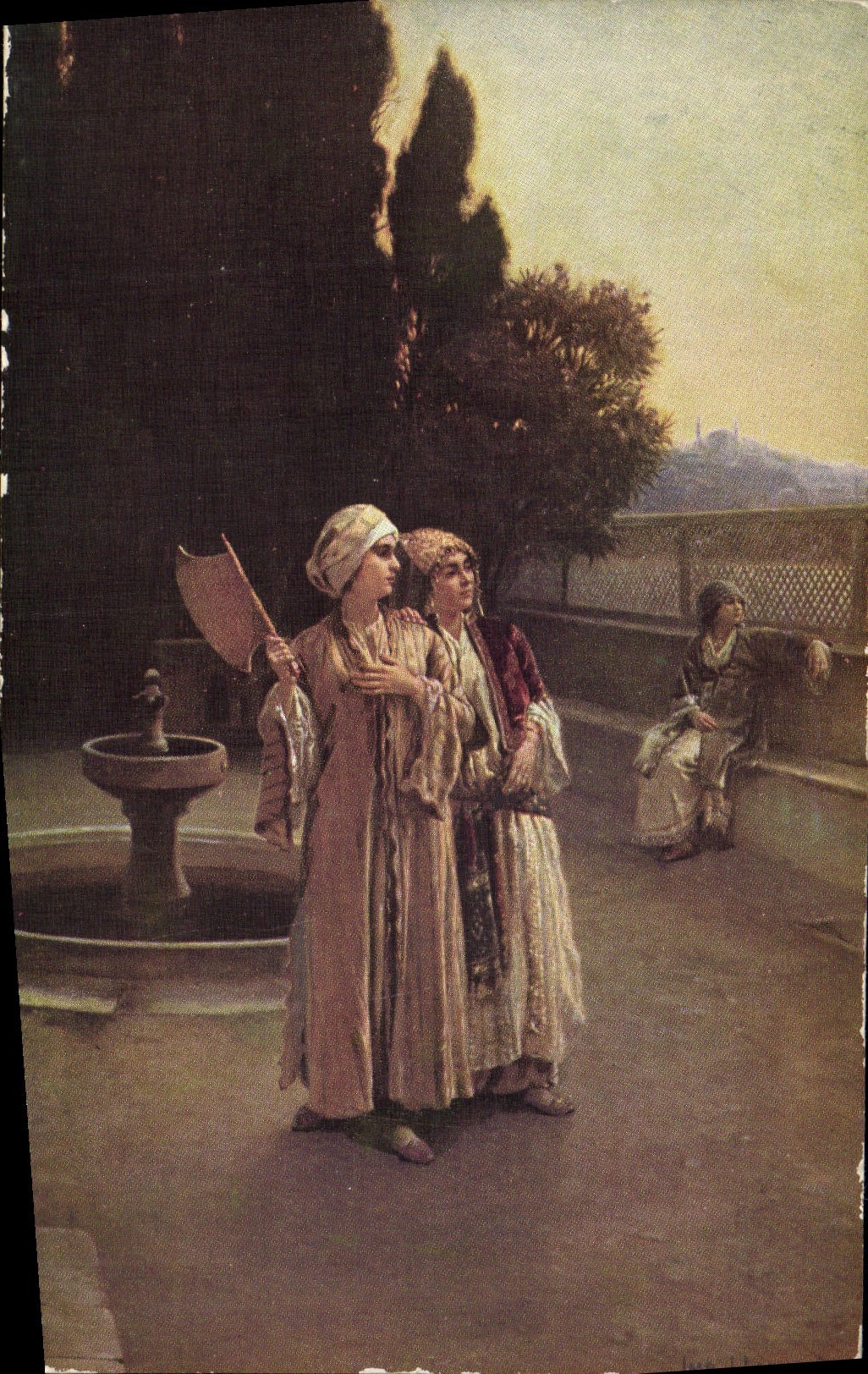 CPA Fantaisie Ernst Reverie du soir a la corne d'or