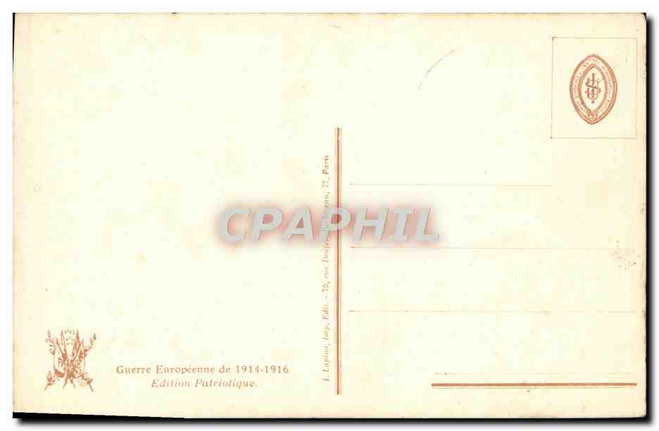 CPA Fantaisie Femme Devouement Infirmiere  — Rückseite