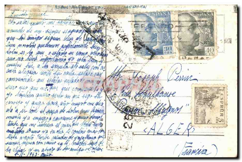 CPA Fantaisie Enfants — Verso