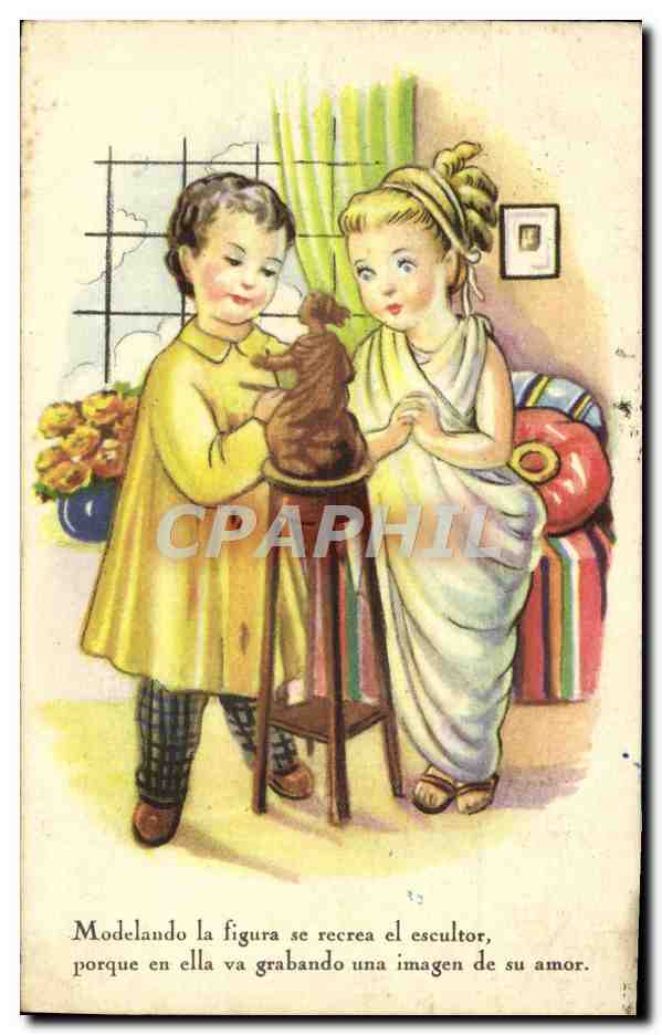 CPA Fantaisie Enfants
