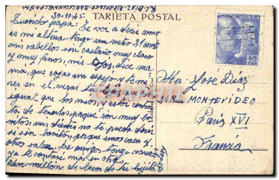 CPA Fantaisie Enfants Bebe — Rückseite