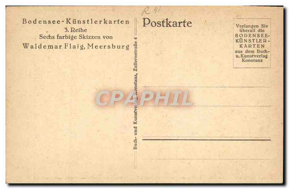 CPA Fantaisie Salemer Tal  — Rückseite
