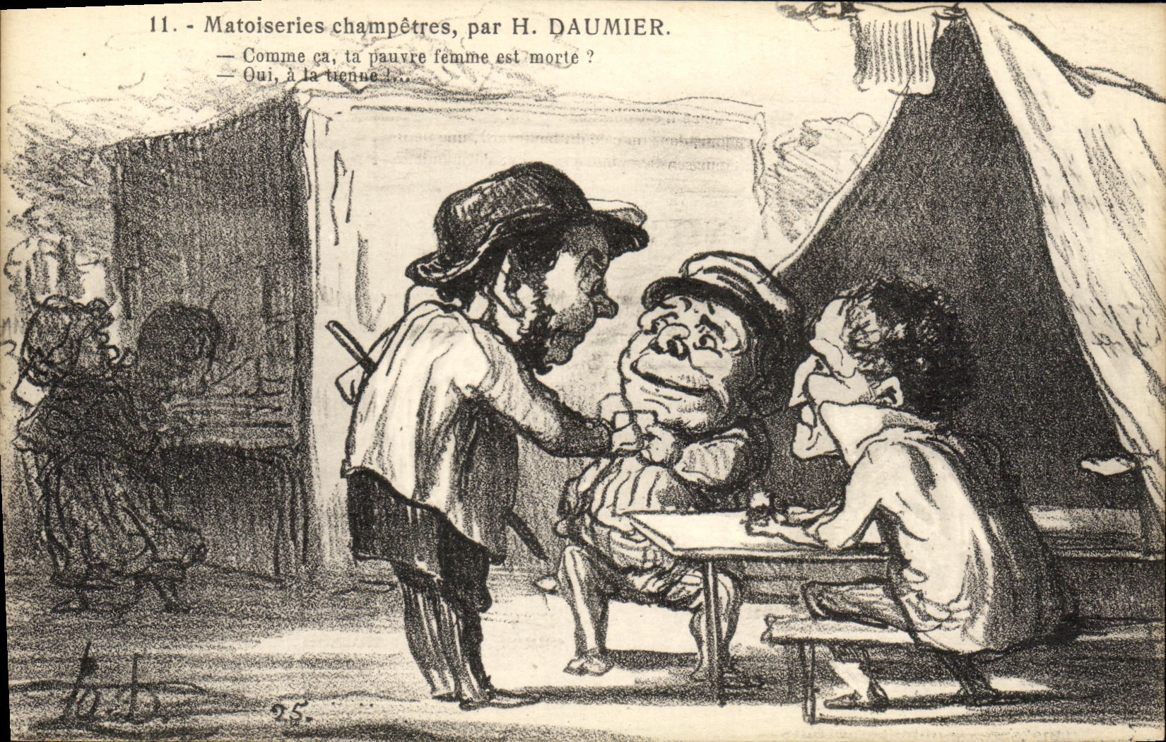 CPA Fantaisie Matoiseries champetres Daumier 