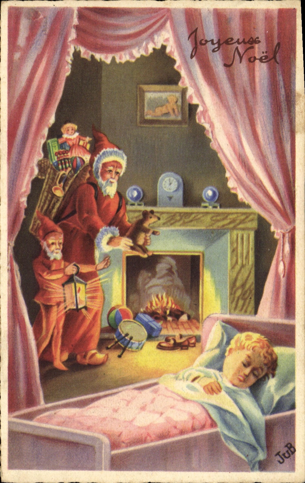 CPA Fantaisie Per Noel Lutin 