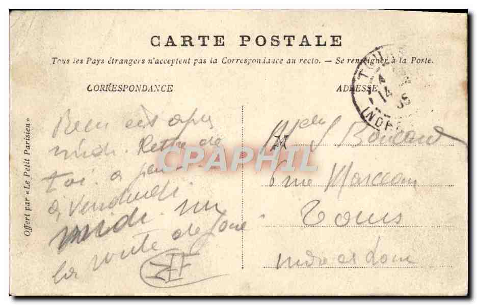 CPA Militaria Jours a faire  — Rückseite