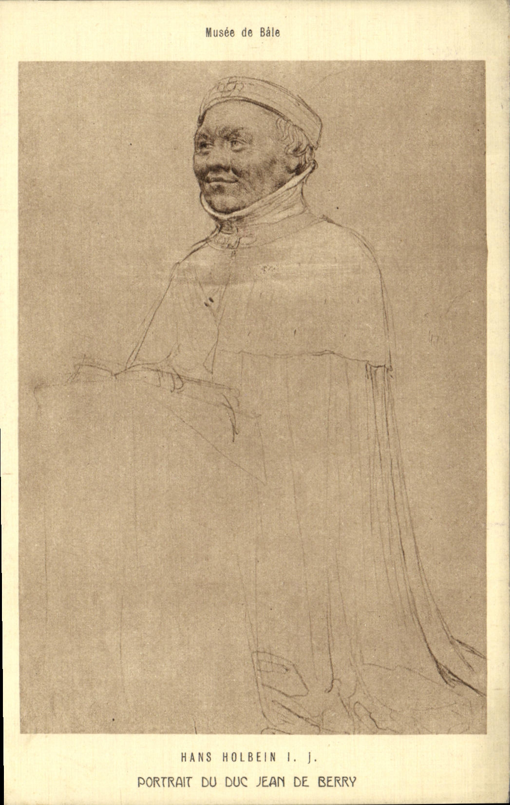 CPA Hans Hlbein Portrait du duc Jeand e Berry Musee de Bale 