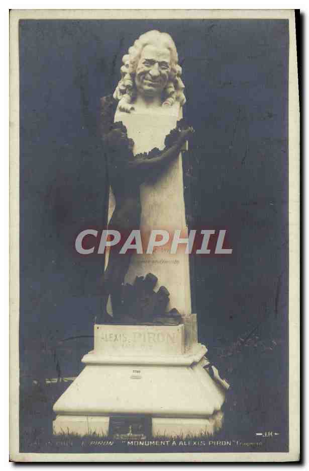 CPA Piron Monument a Alexis Piron 