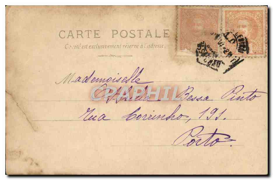 CPA Fantaisie Femme Francais Sorel — Back