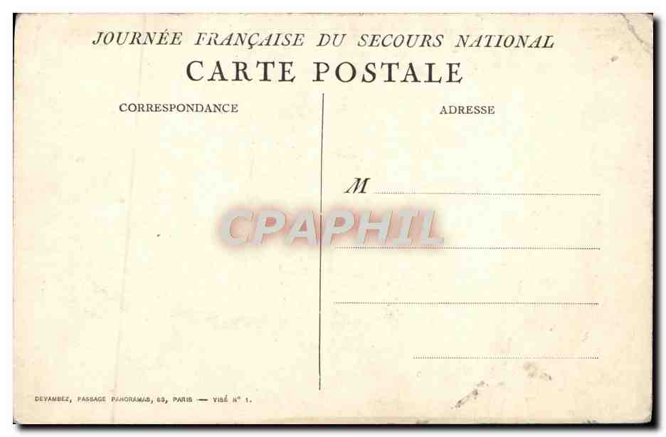 Mère avec enfant — scène de guerre — Melfaine 1915 — Reverso