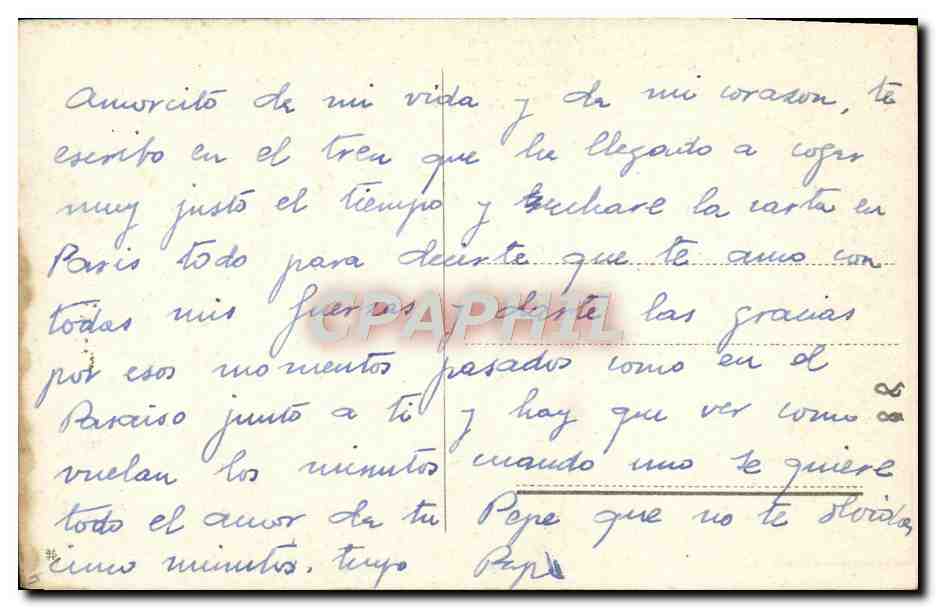 CPA Fantaisie Fleurs  — Verso