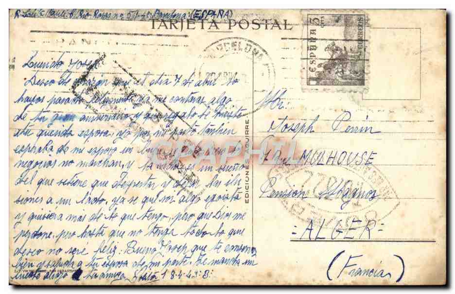 CPA Fantaisie Enfant sur une bouee Crabe Chien  — Back