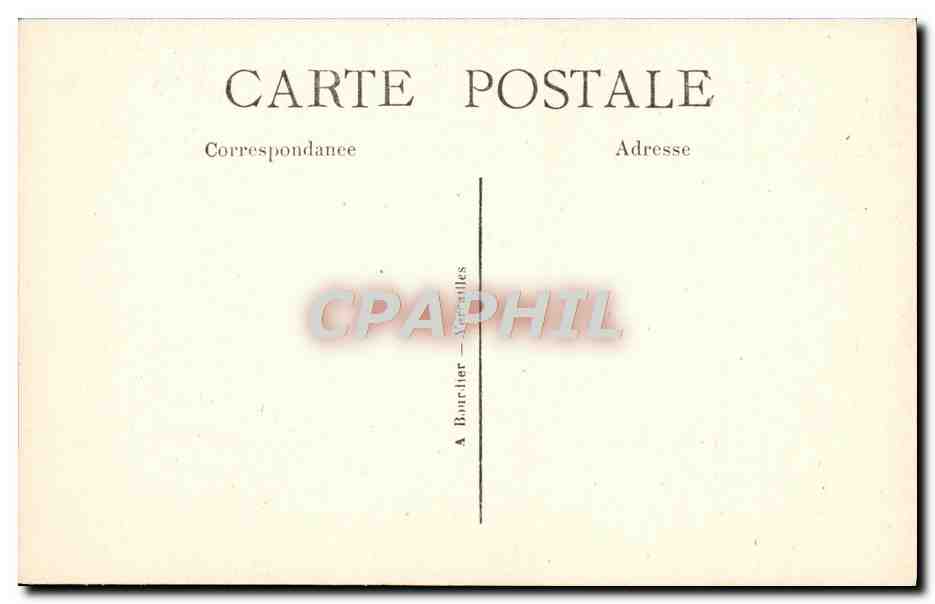 CPA Exposition de l'apprentissage et du travail Pupilles de la Nation Versailles — Rückseite