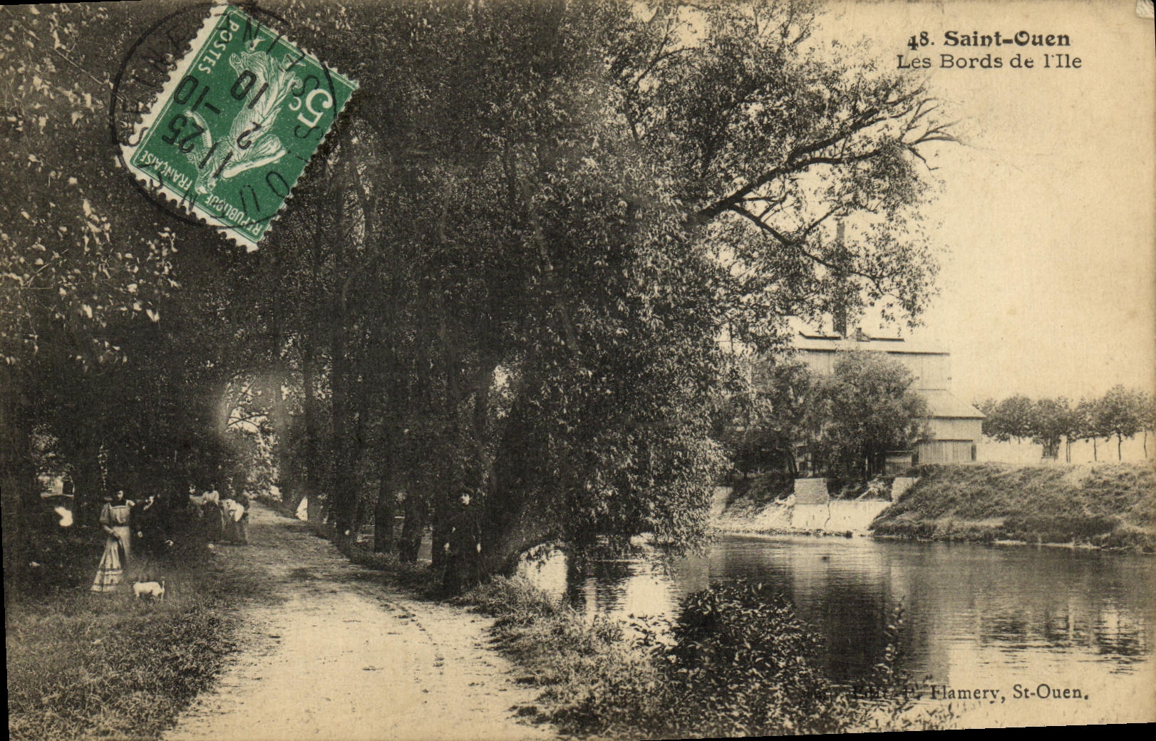 Saint-Ouen — Les Bords de l'Île — P. Flamery, St-Ouen