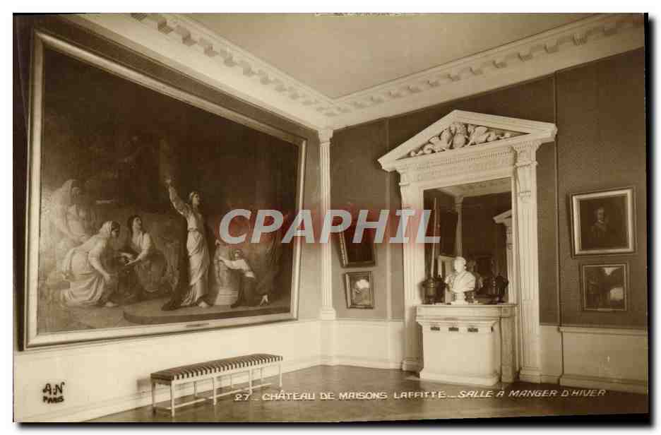 CPA Chateau de Maisons Laffitte Salle a manger d'hiver