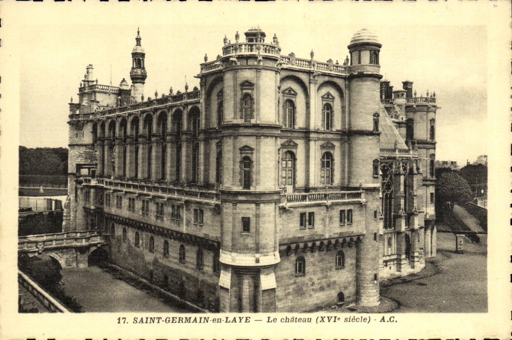 Saint-Germain-en-Laye — Le château (XVIe siècle) — A.C.