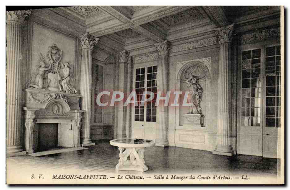 MAISONS-LAFFITTE — Le Château — Salle à Manger du Comte d'Artois — LL.