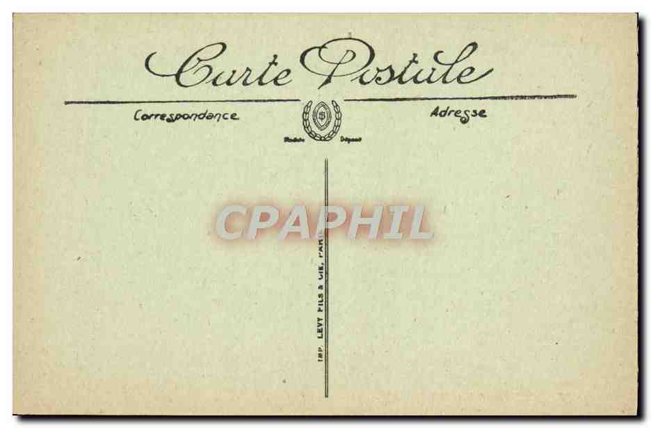 MAISONS-LAFFITTE — Le Château — Salle à Manger du Comte d'Artois — LL. — Rückseite