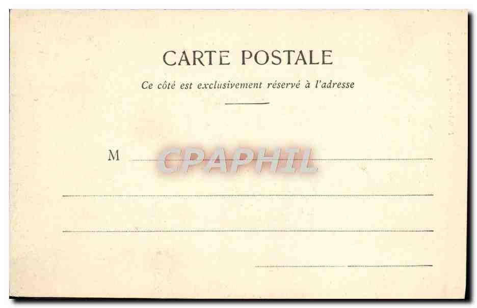 CPA Pontoise Eglise St Maclou — Rückseite