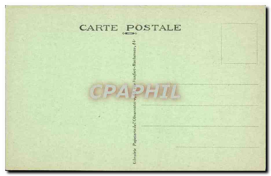 CPA Observatoire De Paris La Nouvelle Pendule Brillie  — Rückseite