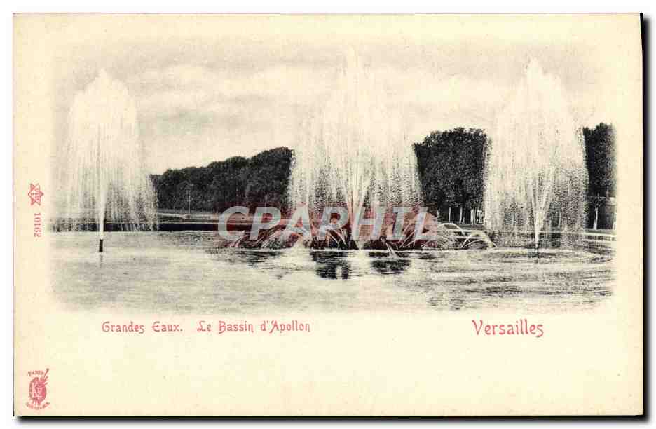 CPA Grandes Eaux Le Bassin D'Apollon Versailles