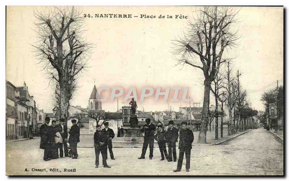CPA Nanterre Place de la Fete 