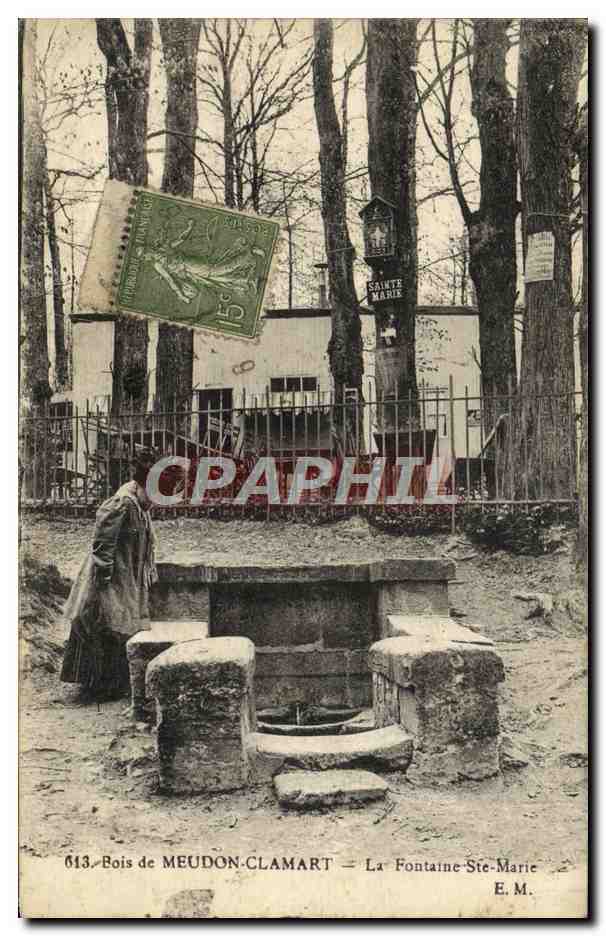 CPA Bois de Meudon Clamart La fontaine Ste Marie 