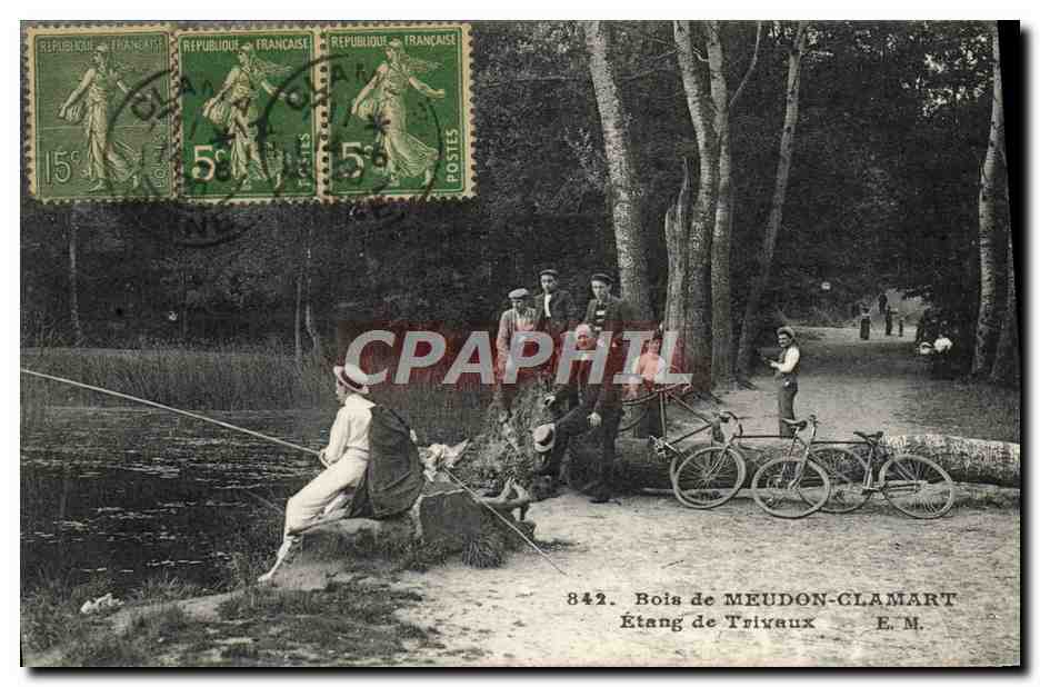 Bois de Meudon-Clamart — Étang de Trivaux — E.M. n°842