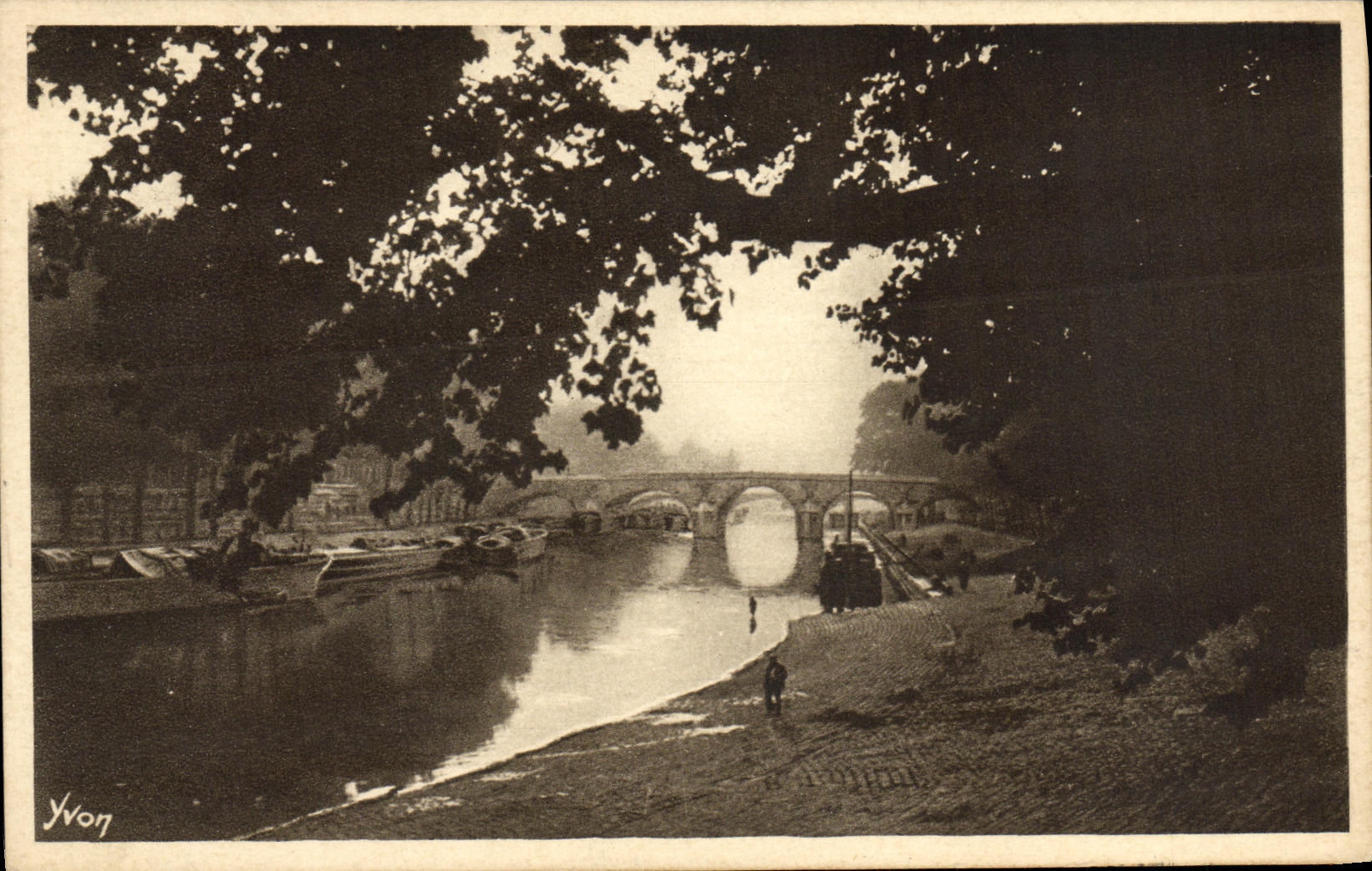 CPA Le Quai des Celestins et le Pont Maire Paris 