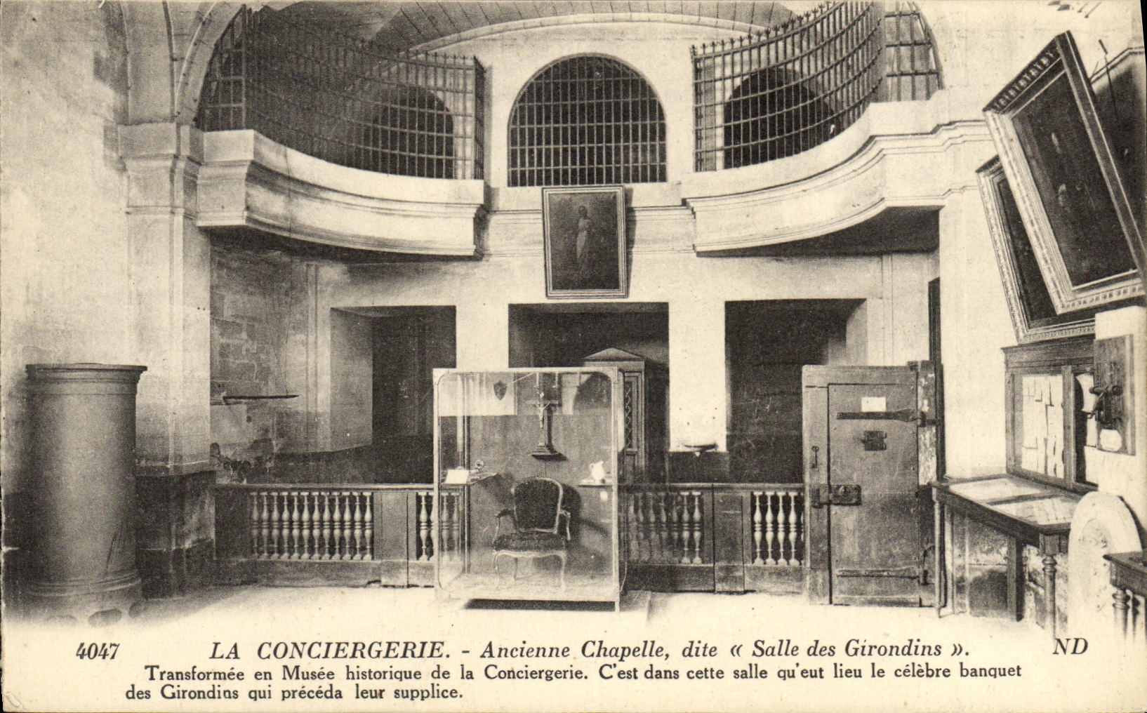 CPA La Conciergerie Ancienne Chapelle dite Salle des Girondins 