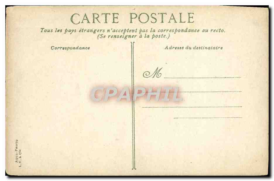 CPA Paris Hotel Chalon Luxembourg  — Verso