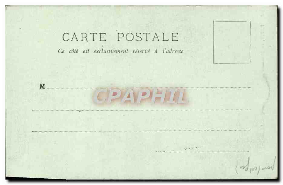 CPA Paris Monument de Charles Garnier  — Rückseite