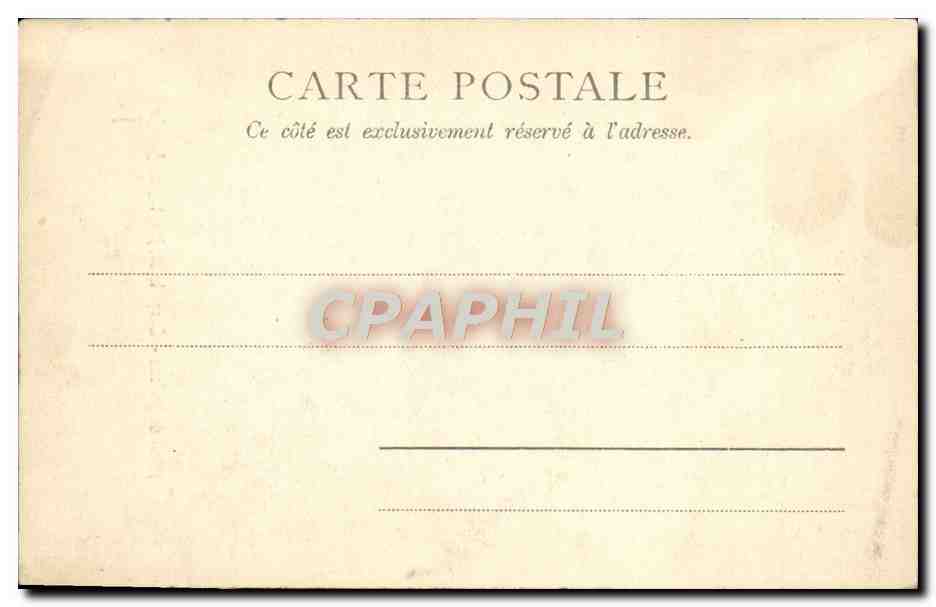 CPA Hotel de Balzac Chapelle St Nicolas de Beaujon Paris  — Rückseite