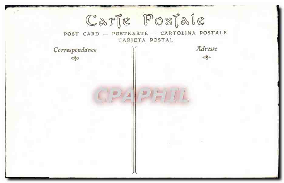 CPA Ancien Paris Le Jardin des Tuileries vers 1789 — Verso