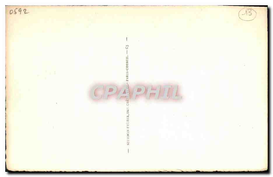 CPA Ancien Paris Cour des comptes vers 1845 Ancienne caserne d'Orsay — Rückseite