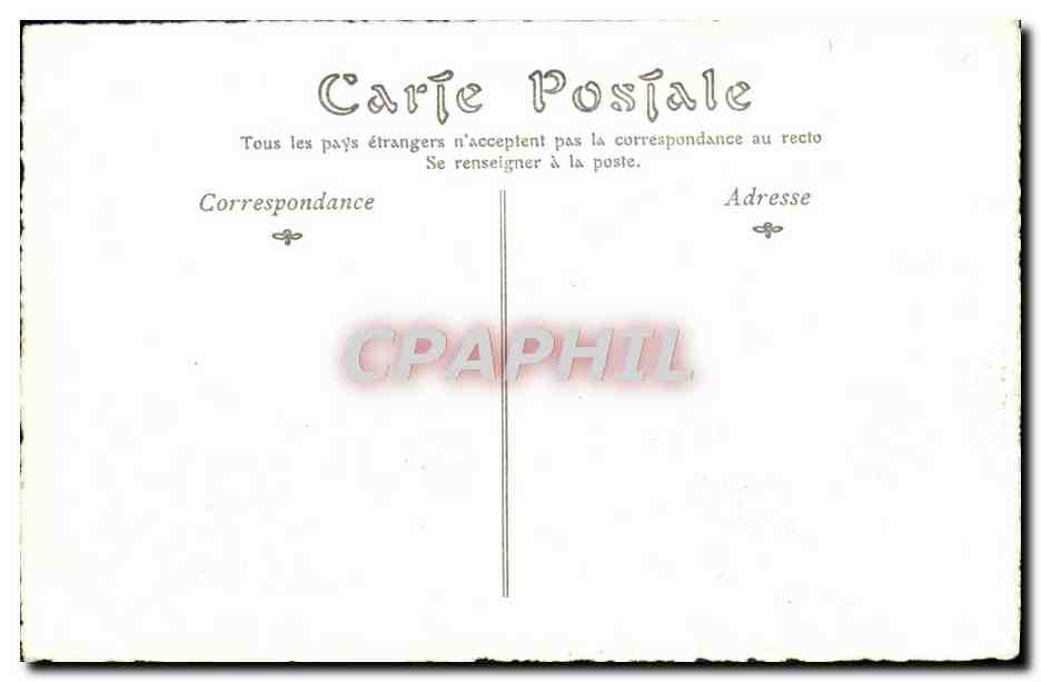 CPA Ancien Paris La Pompe du Quai du Louvre vers 1822 Samaritaine  — Verso