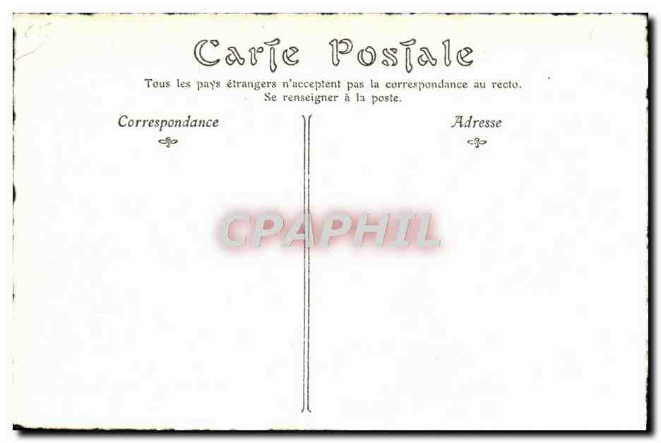 CPA Ancien Paris Les Champs Elysees et les Tuileries sous l'Empire 1808 — Rückseite