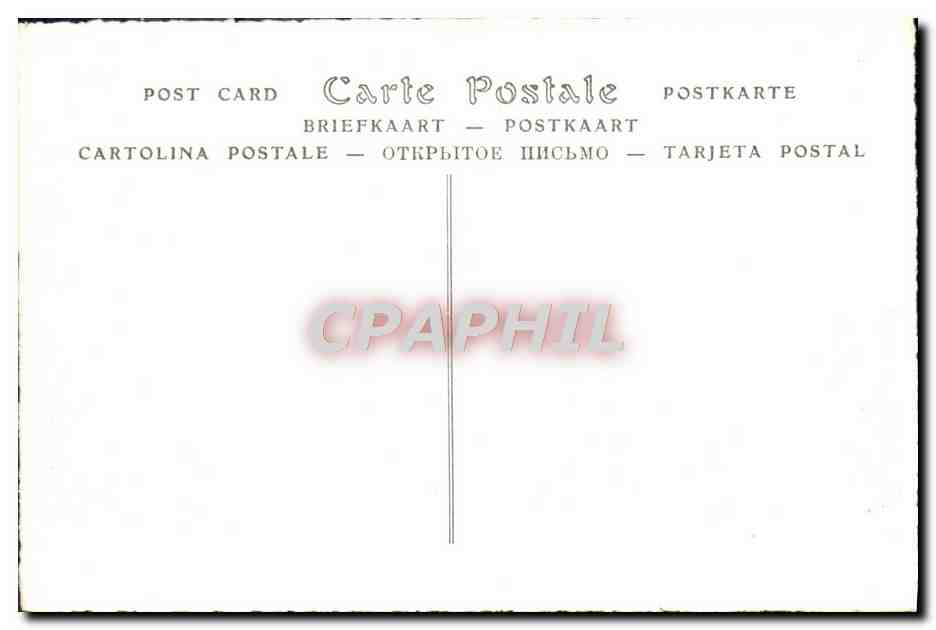CPA Ancien Paris L'lle Saint Louis et l'Hotel de Bretonvilliers en 1757 d'apres Raguenet — Verso